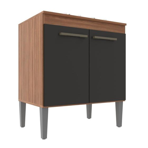 Imagem de Balcão para Cozinha 2 Portas 71cm com Tampo