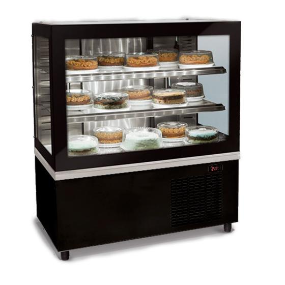 Imagem de Balcão Refrigerado Linha Black Box BRX-150 PR Preto c/ Vidros Temperados - Conservex