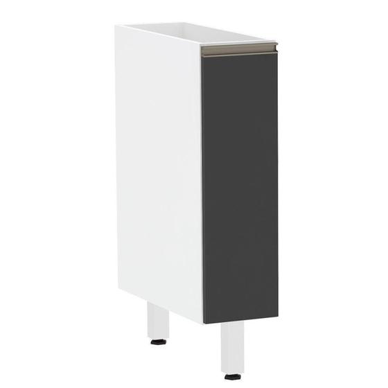 Imagem de Balcão Sem Tampo 20cm Branco Com Preto Txt