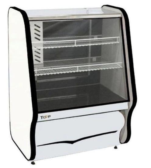 Imagem de Balcão Vitrine Refrigerada Preto para Tortas Linha Toop BTT 080  Ormifrio