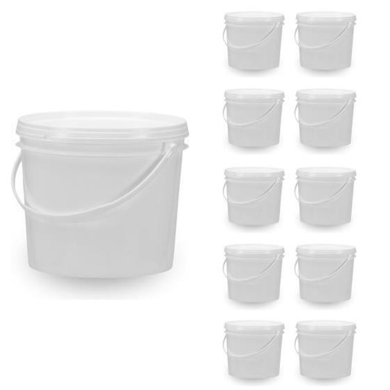 Imagem de Balde 1.8 Litros Para Colorir 10 Pçs