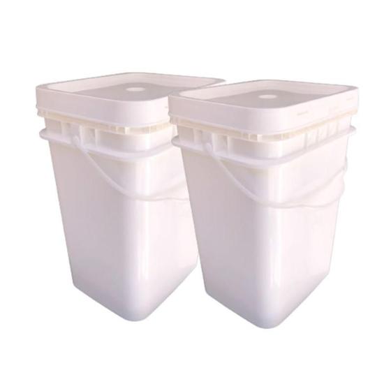 Imagem de Balde 20L Para Agua Mineral Kit 2 Pçs