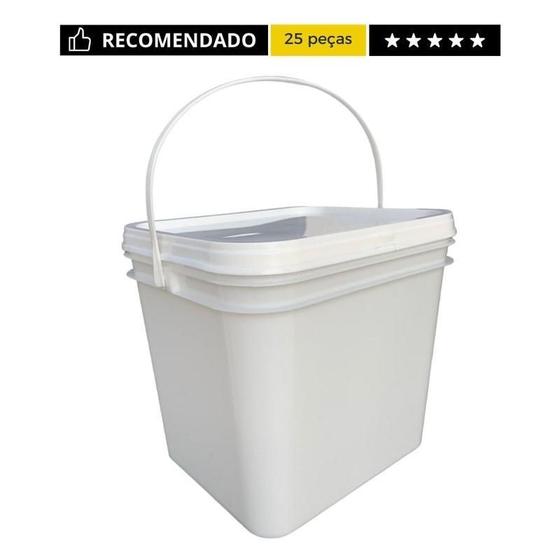 Imagem de Balde 3.6L Alça Plast Balde Lacre25Un