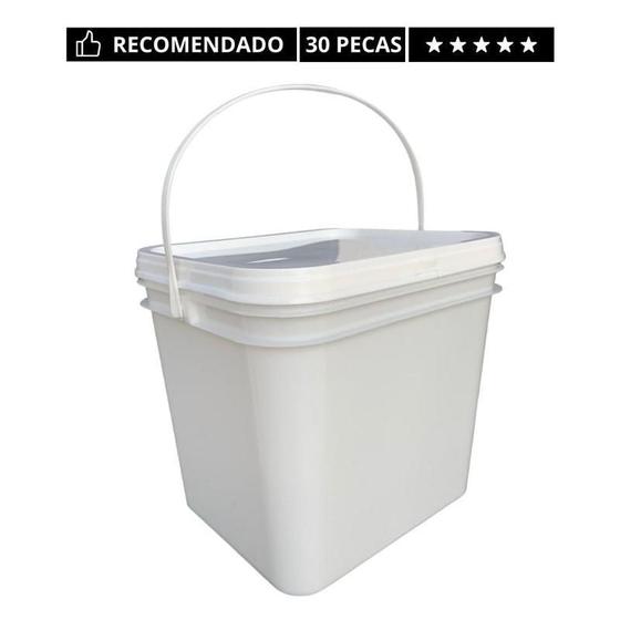 Balde 3L Retang Tampa Lacre P Cera Quente-30 Un - Nastripack Imagem de Balde 3L Retang Tampa Lacre P Cera Quente-30 Un
