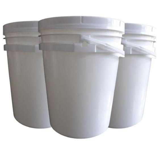 Imagem de Balde Armenar Alcool 20L - 3 Unid
