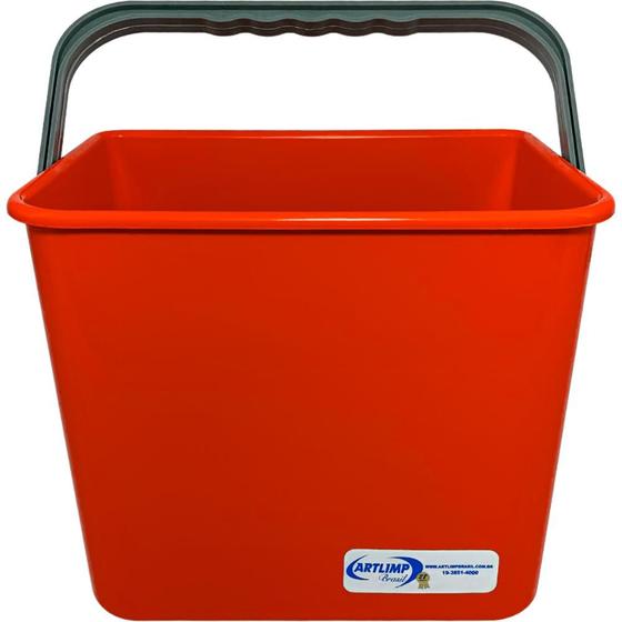 Imagem de Balde com Alça 4 Litros Vermelho