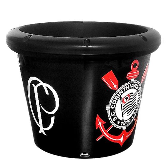 Imagem de Balde de Cerveja Oficial Corinthians 5.3L Estampado para Casa Bares e Botecos