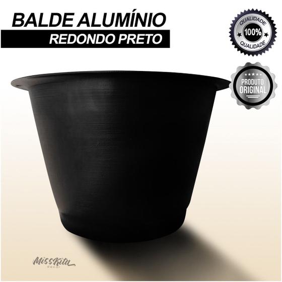 Imagem de Balde De Gelo Aluminio 7l Para Garrafas Cerveja Vinho