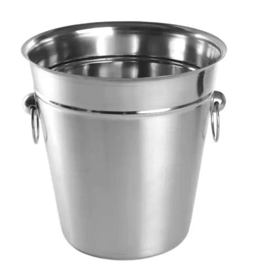 Imagem de Balde de gelo Garrafas Grande Aço Inox com Alças 