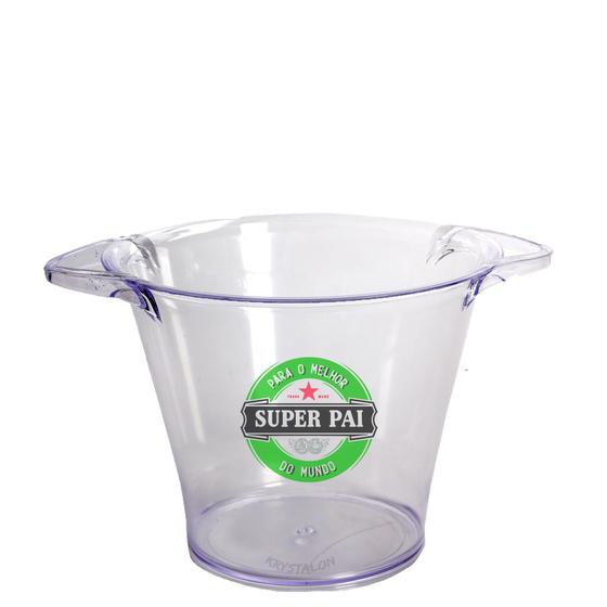 Imagem de Balde De Gelo Personalizado Dia Dos Pais Tema Super Pai