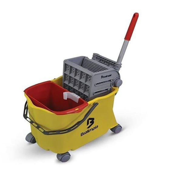 Balde Espremedor Mop Limpeza Profissional Industrial Esfregão Menor preço em Balde Espremedor Mop Limpeza Profissional Industrial Esfregão