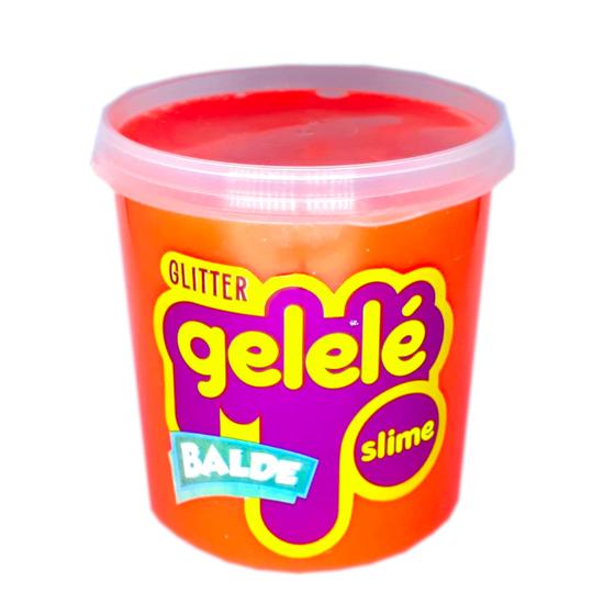 Imagem de Balde Gelele Slime Glitter 457g