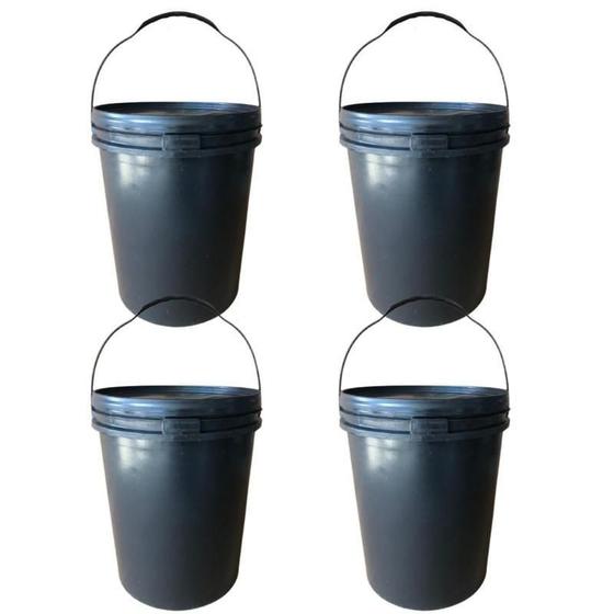 Imagem de Balde Material Reciclado - 4 Pçs