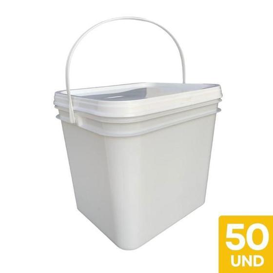 Balde P Caminhoneiros 3.6L Tampa Com Lacre - 50 Pçs - Nastripack Imagem de Balde P Caminhoneiros 3.6L Tampa Com Lacre - 50 Pçs