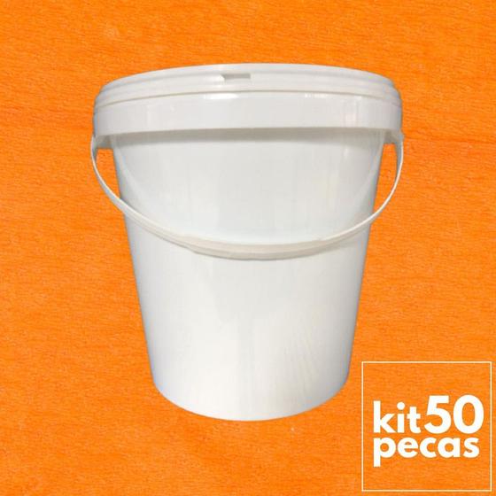 Imagem de Balde Para Alimentos 3.6L 50 Pçs