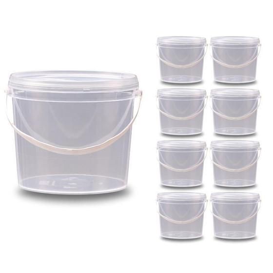 Imagem de Balde Para Conserva 2.2 Litros - Kit 8 Pçs