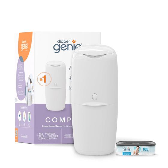 Imagem de Balde para Fraldas Diaper Genie Compact com 1 Recarga