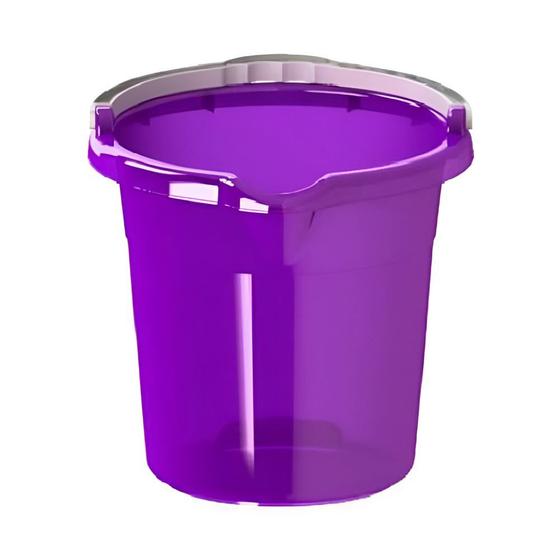 Imagem de Balde para jardim pvc 8l cristal violeta valeplast