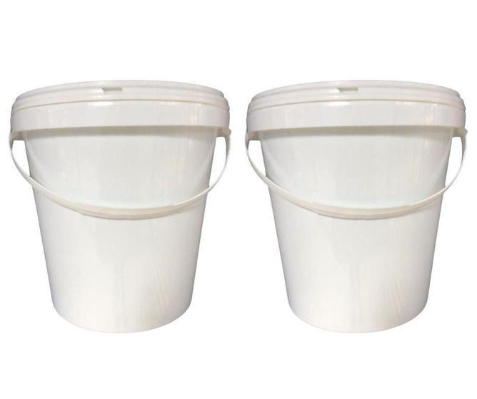 Imagem de Balde Para Mantimentos De Plastico 3.6 Lts - 2 Pçs