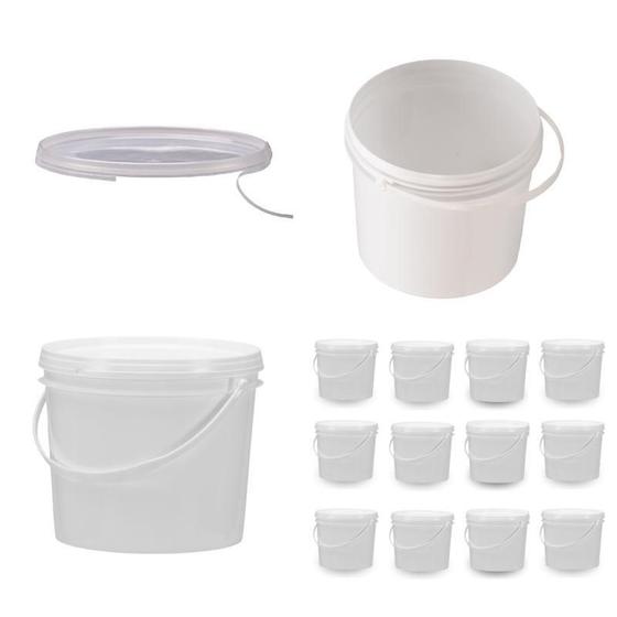 Imagem de Balde Para Procedimento Cirurgico 1.8 Litros 12 Pçs