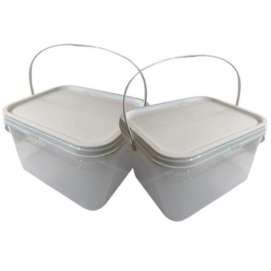Imagem de Balde Para Reservatorio Móvel 2.4L Transparente-Kit 7 Pçs