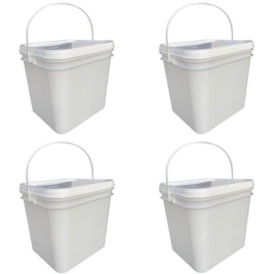 Imagem de Balde Para Sequito Retangular 3.6L - 4 Pçs