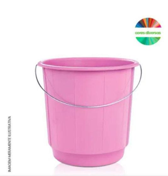 Imagem de Balde Plastico Color 15 Litros - Pisom