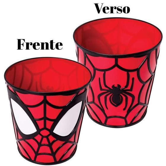 Imagem de Balde Pote Pipoca 3D HomemAranha 2 L