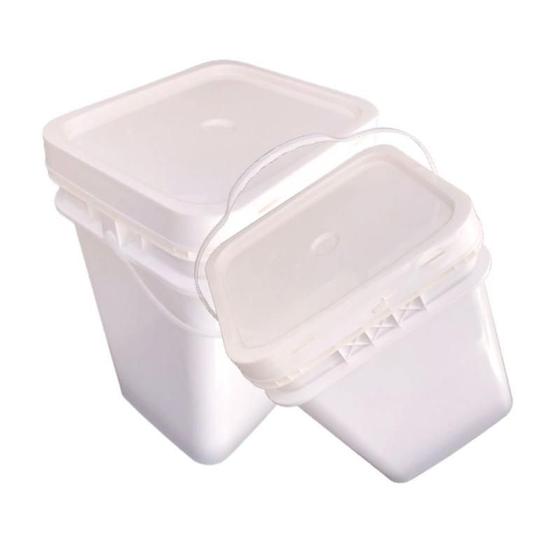 Balde Retangular 20 Litros Para Açaí - Nastripack Imagem de Balde Retangular 20 Litros Para Açaí