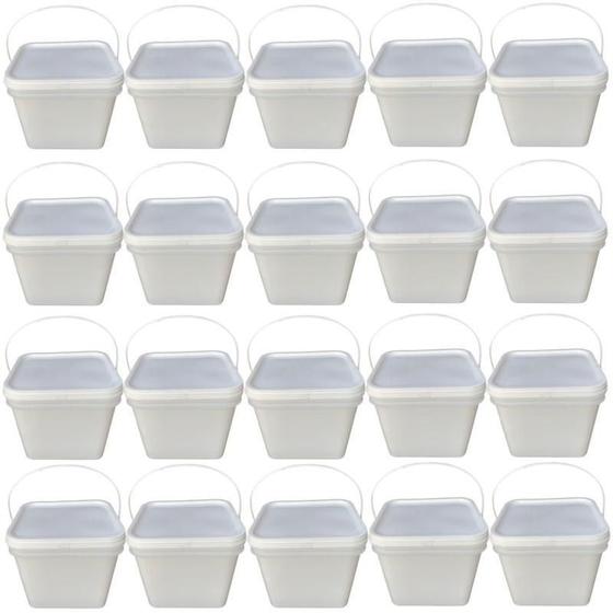 Imagem de Balde Retangular 3.6L Retangular Ursinho Tupperware - 20 Pçs