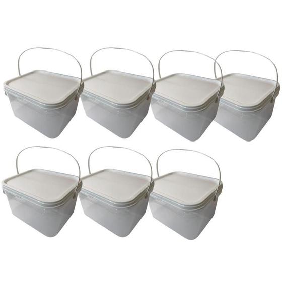 Imagem de Balde Sp Transparente 2.4L-Kit 7 Pçs