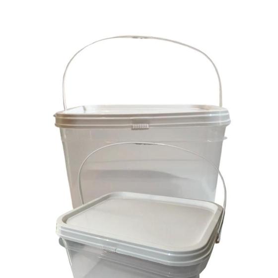 Imagem de Balde Transparente 2.4L Para Sopa-Kit 7 Pçs