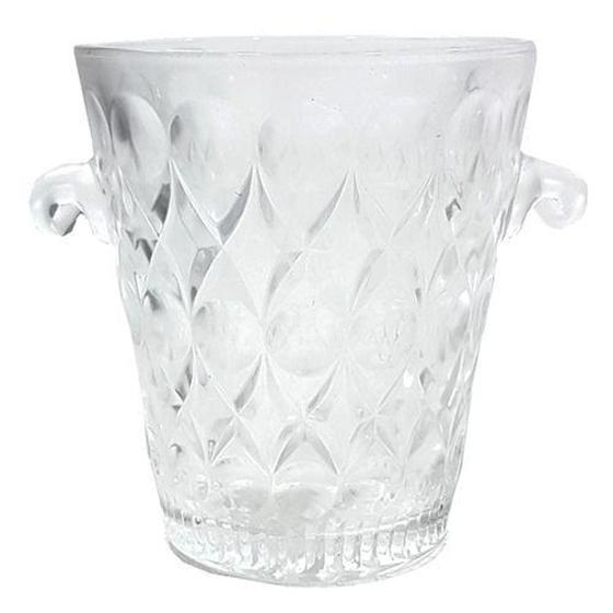 Imagem de Balde vidro para gelo linha cristal 15,5x14cm - casa onze - (RUTMAR) CASA ONZE