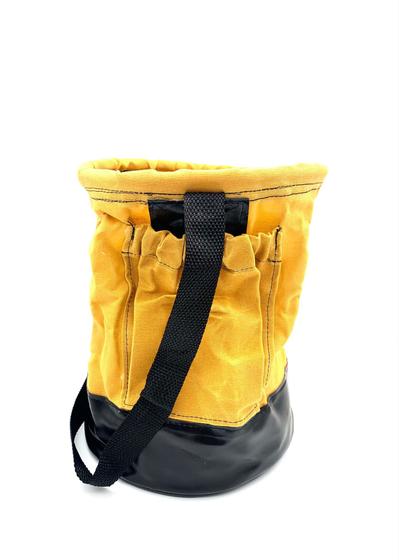 Imagem de Baldes de lona com 2 bolsos (amarelo) - kit 10un