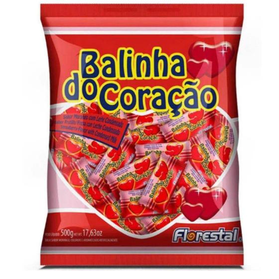 Imagem de Balinha do Coração  500g Florestal