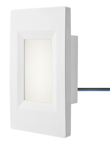 Balizador led parede escada embutir 2w 4x2 - gaya cor: branco quente 3000k é boa?