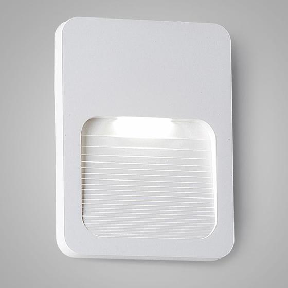 Balizador Parede Escada Ip65 Led 2w 4x2 Externa E Interna Menor preço em Balizador Parede Escada Ip65 Led 2w 4x2 Externa E Interna