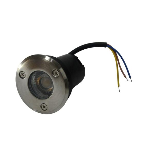 Imagem de Balizador Spot Led Embutir Chao Piso Jardim 1w Ip65 Bivolt