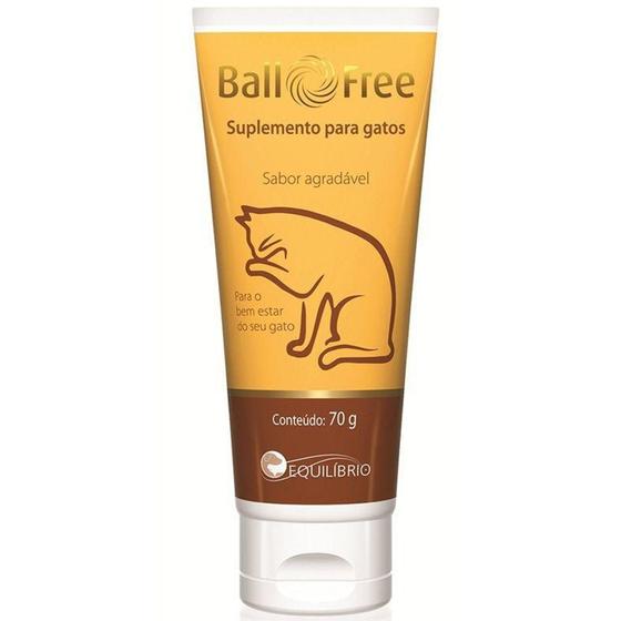 Imagem de Ball Free Pasta Oral Anti Bola De Pelos Para Gatos 70g - Equilíbrio