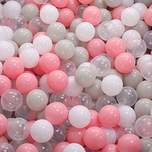 Imagem de Ball Pit Balls MoonxHome Macaron Ocean, 5,5 cm, pacote com 100