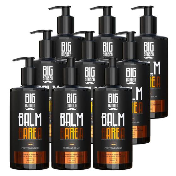 Imagem de Balm Para Barba Big Barber 240ml Profissional Caixa Com 9 Unidades