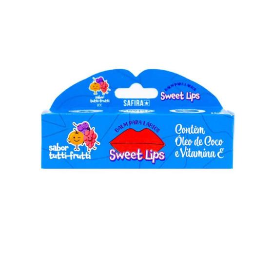 Imagem de Balm Para Lábios Sweet Lips Tutti-Frutti Safira Vitamina E