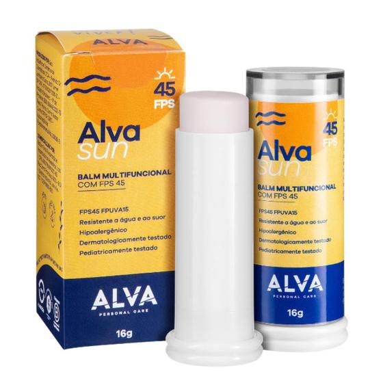 Imagem de Balm Vegano Multifuncional Com Fps45 Alva Sun 16G