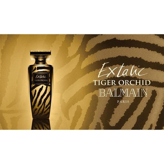 Imagem de Balmain extatic tiger orchid feminino eau de parfum 90ml