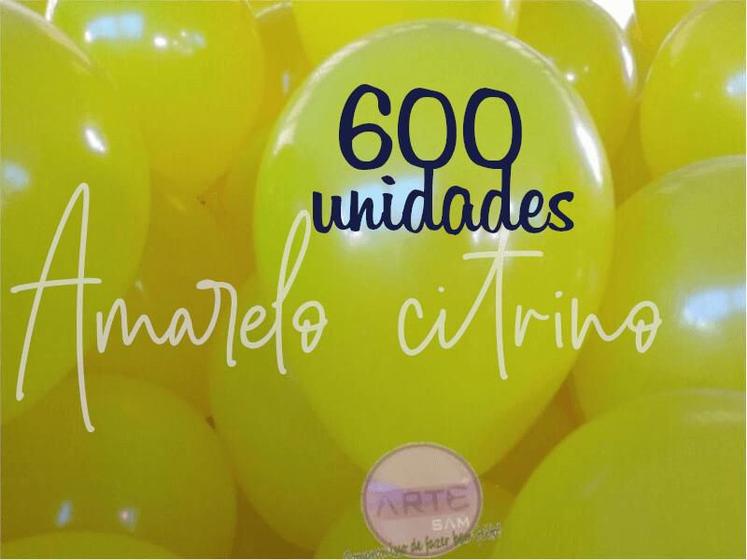 Imagem de Balões personalizados impressos amarelo dois lados uma cor um layout
