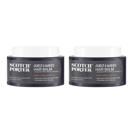 Imagem de Bálsamo de cabelo Scotch Porter Curls & Waves para homens, 100 ml, pacote com 2 unidades