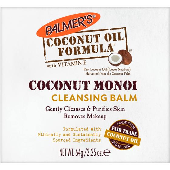 Imagem de Bálsamo de limpeza facial e removedor de maquiagem Palmer's Coconut Oil