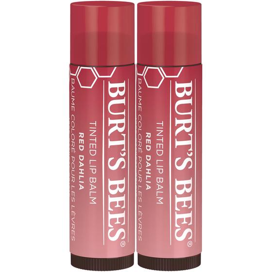 Imagem de Bálsamo labial Burt's Bees Long Lasting 2 em 1 Duo Fiery Red