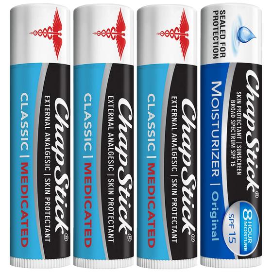 Imagem de Bálsamo Labial ChapStick - Tratamento para Lábios Secos e Aftas