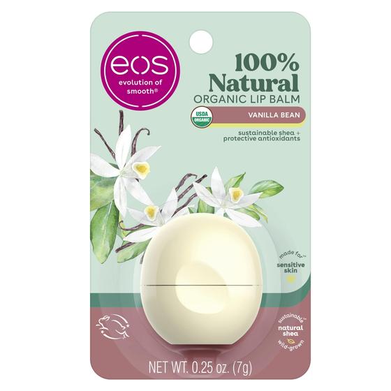 Imagem de Bálsamo labial eos 100% natural e orgânico de baunilha 7mL